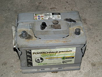old acid battery